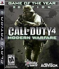 Sony Playstation 3 (PS3) Call of Duty 4 Modern Warfare Game of the Year Edition (Codes Redeemed) [In Box/Case Complete]